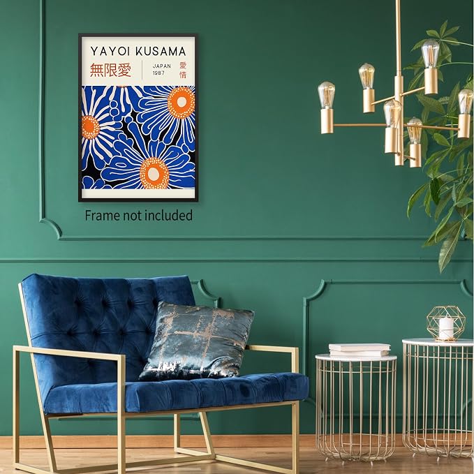 Yayoi Kusama Print Vintage Japanese Wall Art Abstract Yayoi Kusama Poster - Image 6
