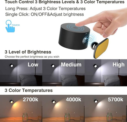Koopala LED Reading Lights, Wall Mounted Sconces - Image 2