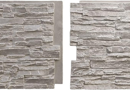 EverStone Canyon Ridge Faux Stone Panel, 45 3/4"W x 24 1/2"H x 1 1/4"D - Image 8