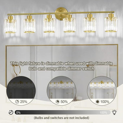 Crystal Bathroom Light Fixtures, Bathroom Lighting Fixtures Over Mirror - Image 8