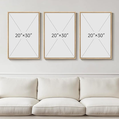 Large Framed Tropical Boho Wall Art - Image 3