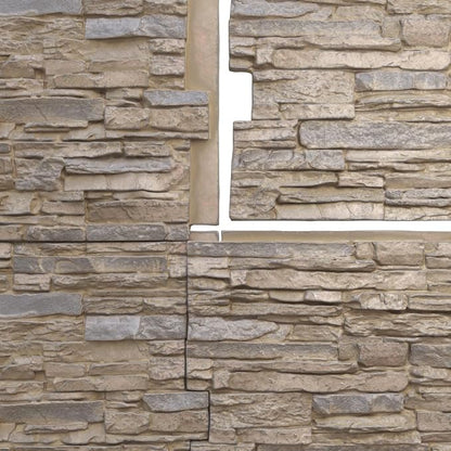 EverStone Canyon Ridge Faux Stone Panel, 45 3/4"W x 24 1/2"H x 1 1/4"D - Image 9