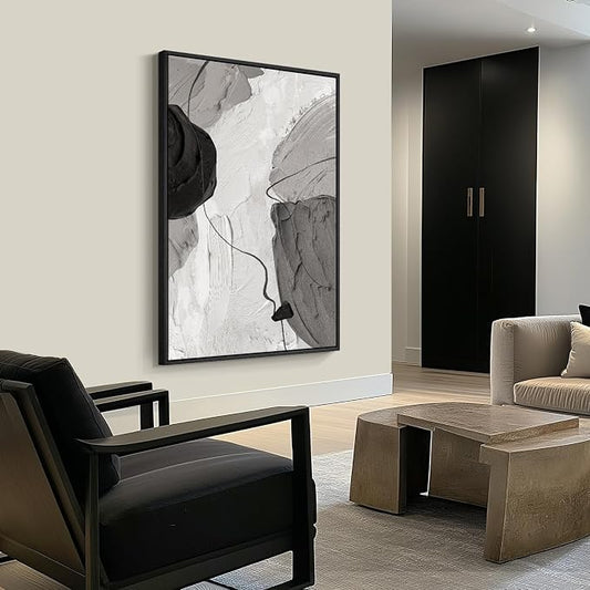 Extra Large Framed Abstract Wall Art - Image 2