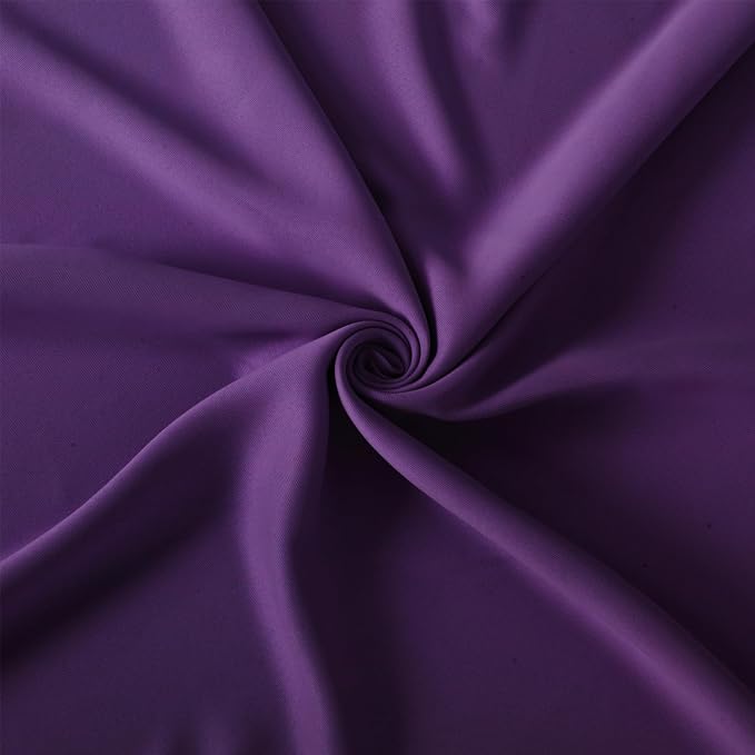 LEMOMO Purple Thermal Blackout Curtains/52 x 95 Inch/Set of 2 Panels Room - Image 5