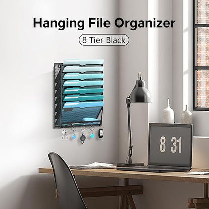8-Tier Hanging Wall File Organizer - Image 5
