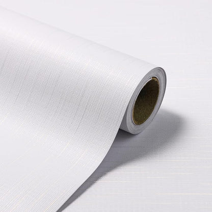 Grasscloth Peel and Stick Wallpaper White Gold Wallpaper15.7 x 118" Linen by TAPETYLLER