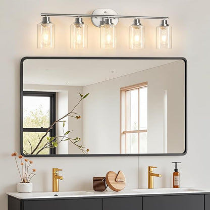 Unicozin Bathroom Light Fixtures, 5 Light Vanity Lights - Image 7