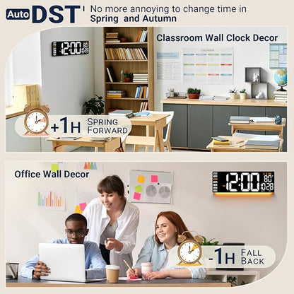 16.5" Large Digital Wall Clock - Image 5
