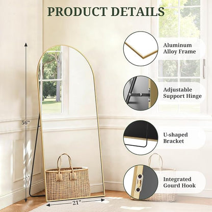 Mirror Full Length 56"x21" Full Body Floor Mirror - Image 4