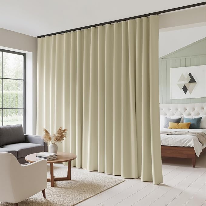 RYB HOME Extra Wide Blackout Curtain by RYBHOME