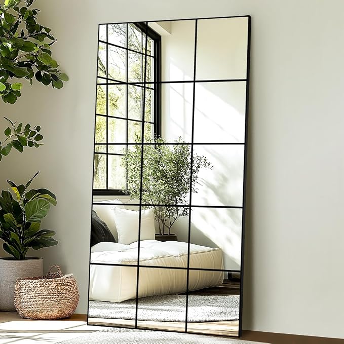 Delma Full Length Mirror, Wall Mounted, Hanging or Leaning by Delma