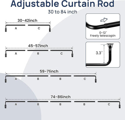 ENJOYBASICS Blackout Curtain rod - Image 5
