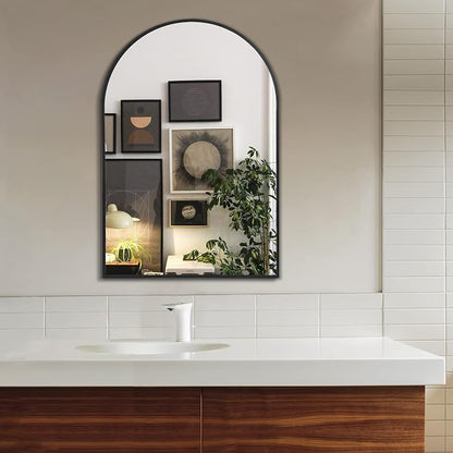 Arched Bathroom Mirror for Wall, HD Glass Over Sink for Bathroom - Image 7