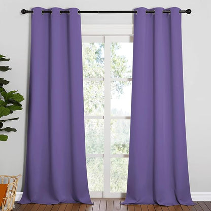 NICETOWN Patio Glass Door Blackout Curtains by NICETOWN
