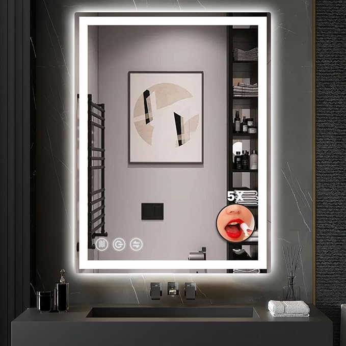 24"x 36" LED Bathroom Mirror by MEMOBARCO