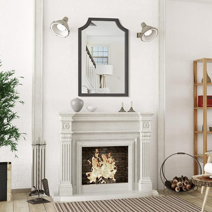 WallBeyond Scalloped Wood Mirror - Image 4
