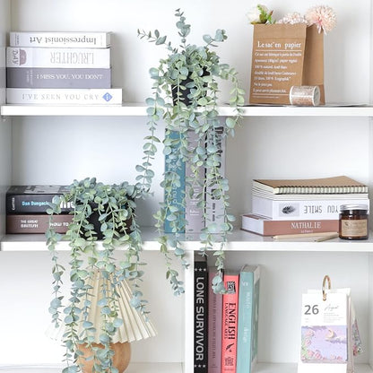 COCOBOO 3pcs Hanging Fake Plants, Artificial Hanging Plants Fake Potted - Image 5