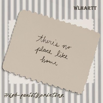 Framed Vintage Inspirational Wall Art, Minimalist There is No Place Like Home - Image 5