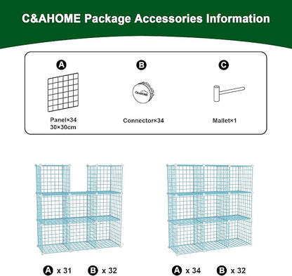 C&AHOME Wire Cube Storage, 9 - Image 7