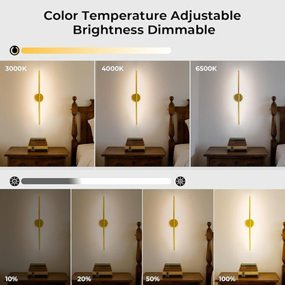 GvvooHome 1 Pack Battery Operated Wall Sconce Detachable 360°Rotate, Wireless - Image 2