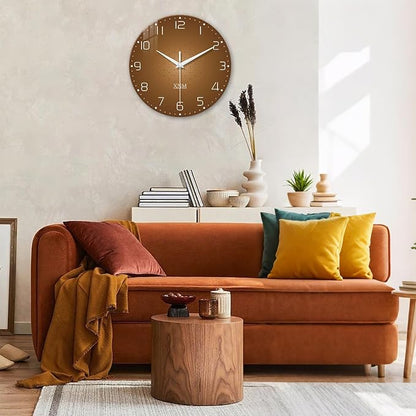XNM Large Wall Clocks Battery Operated 16 Inch Modern Glass Wall Clock - Image 6