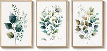 Framed Green Botanical Wall Art - Image 9