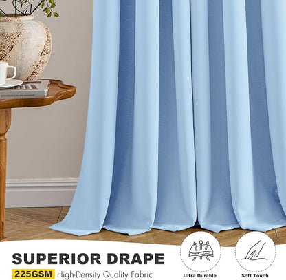 MIULEE Blackout Curtains for Bedroom Living Room 2 Panels, Thermal Insulated - Image 5