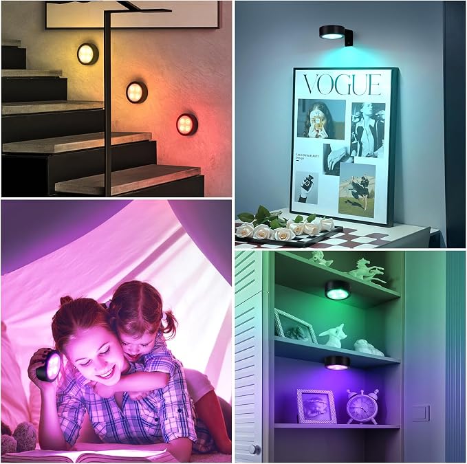 KELUOLY 4-Pack Wireless Battery Operated Painting Light - Image 7