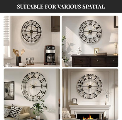 Cuspin 36 Inch Wall Clock, Large Wall Clock Decorative - Image 8