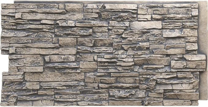 EverStone Canyon Ridge Faux Stone Panel, 45 3/4"W x 24 1/2"H x 1 1/4"D by EkenaMillwork
