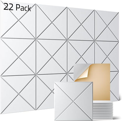 Sonicism 22 Pack X-Lined Acoustic Panels by Sonicism