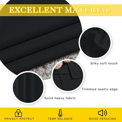 NICETOWN Blackout Curtain for Sliding Glass Door, Grommet Top Thermal Insulated - Image 5