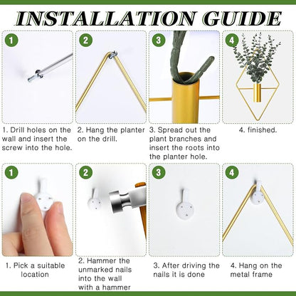 Jexine 8 Pcs Hanging Planters - Image 3