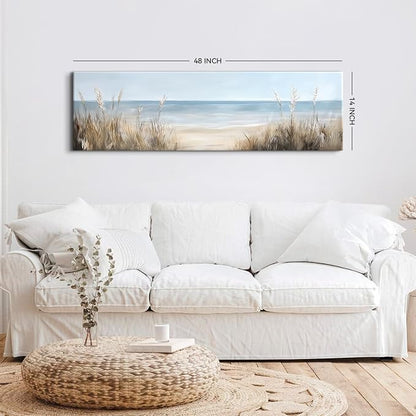 Large Abstract Ocean Wall Art Beach Picture Coastal Room Decor Seaside - Image 2