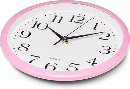 Bernhard Products Light Pink Wall Clock Silent Non Ticking - Image 4
