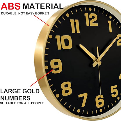 Wall Clock, 8inch Modern Silent Non-Ticking Wall Clocks Battery Operated - Image 7