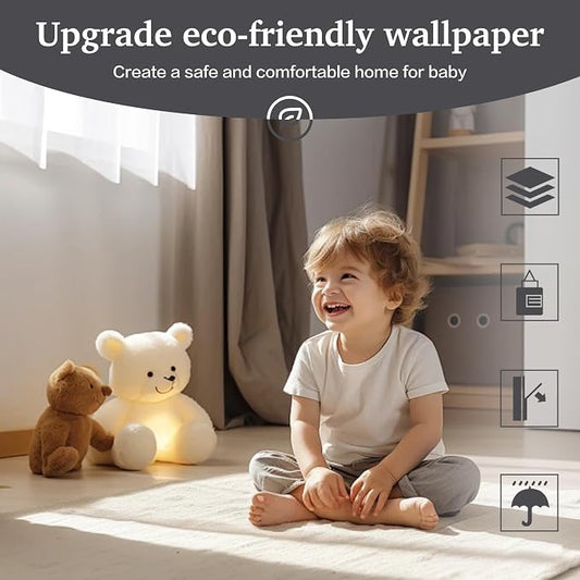 Dimoon 17.7''x236'' Peel and Stick Wallpaper Grey Contact Paper - Image 2
