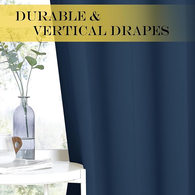 NICETOWN Blackout Curtains 54 Inches Long, Thermal Insulated Room Darkening - Image 6