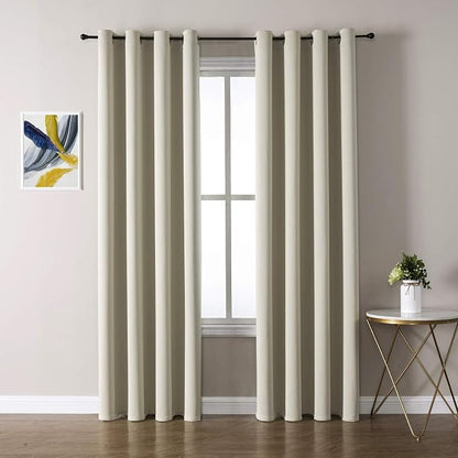 ChrisDowa Room Darkening Curtains 108 Inches Long 2 Panels Set by ChrisDowa