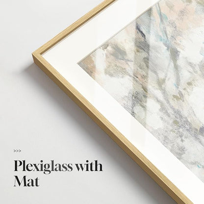 Framed Neutral Abstract Landscape Wall Art - Image 3