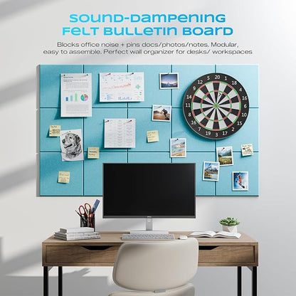 22 Pack Self-Adhesive Acoustic Panels, Soundproof Wall Panels - Image 4