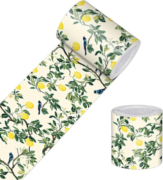 HOMETITUTE Wallpaper Border Peel and Stick Decorative Wall Trim Self Adhesive by HOMETITUTE
