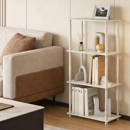 Furinno Turn-N-Tube Storage Shelves, 4-Tier Open Frame Book Shelf, Standing - Image 2