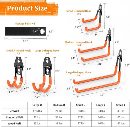 Housolution Steel Garage Hooks - Image 3