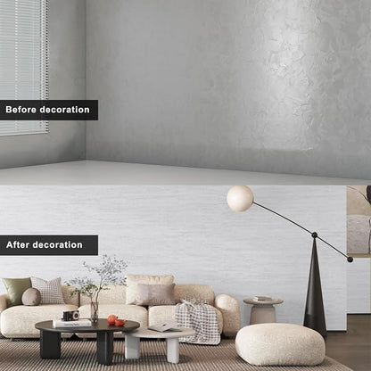 3D Wall Panels Peel and Stick – 23.82"x110" PVC Faux Travertine Texture - Image 3