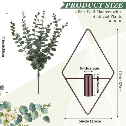 Jexine 4 Pcs Hanging Planters - Image 2