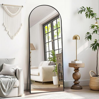 Rowjut Floor Mirror Arched Mirror Full Length 56"X20" Full Length Mirror can be by Rowjut