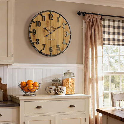 Vantic Farmhouse 30 Inch Extra Large Decorative Wall Clock - Image 6
