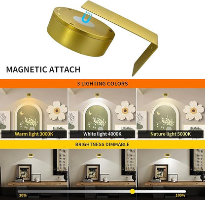 6Pack Picture Light Wireless Wall Painting Light 3 Lighting Art Display - Image 2