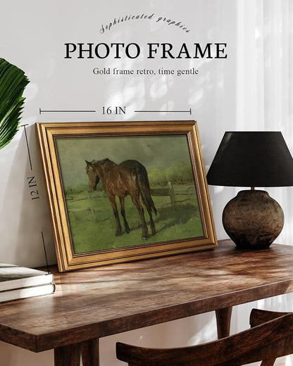 VIYYIEA Vintage Gold Framed Wall Art - Image 2